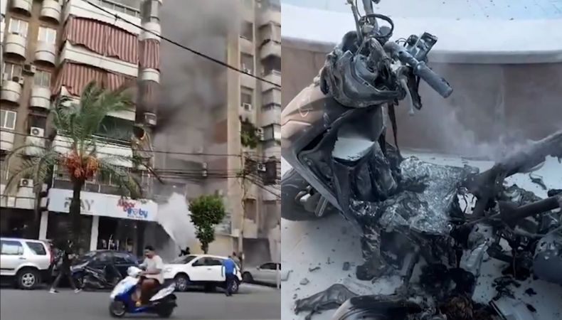 Tras la explosión de localizadores en Líbano, se informó sobre vehículos y apartamentos incendiados en varias zonas del país.