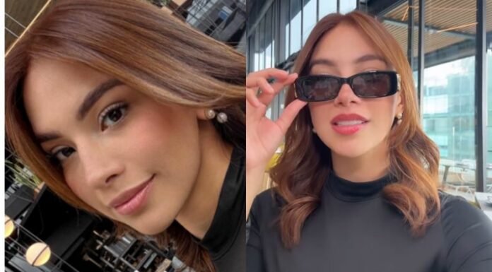 La presentadora de televisión, Fátima Calderón, presentó un nuevo cambio de color en su increíble melena, por medio de sus redes sociales.