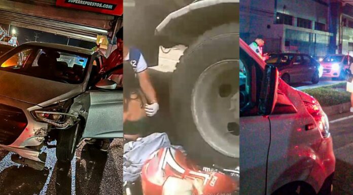 Te presentamos los accidentes de tránsito ocurridos en diferentes partes del país, hasta este instante, en el jueves 19 de septiembre.