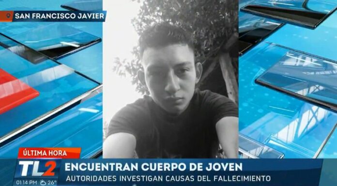 Autoridades de emergencias encontraron el cuerpo sin vida de un joven reportado como desaparecido en San Francisco Javier.