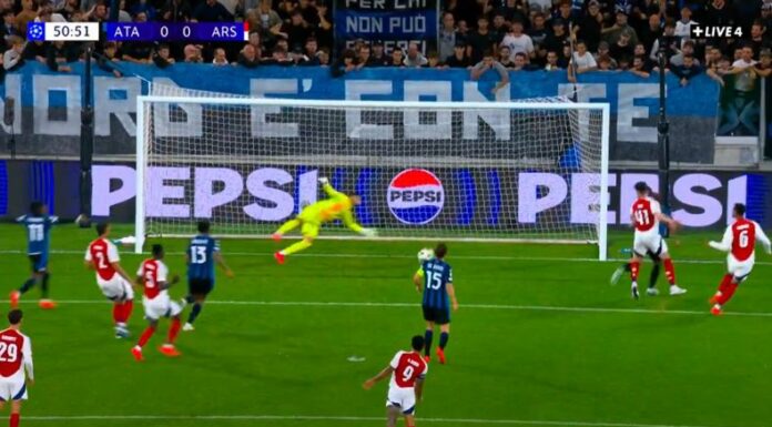 David Raya evitó la caída de su arco y logró que Arsenal sumara un punto en su vista al Atalanta por la Champions League.