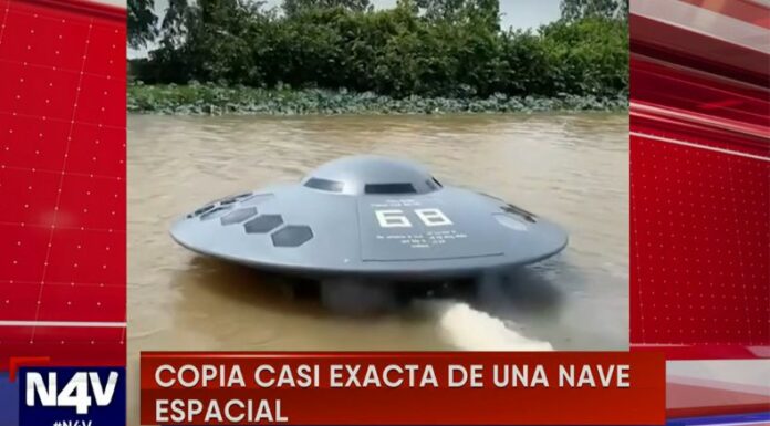 Un aficionado del internet, realizó desde cero una copia casi exacta a una nave espacial, la cual se desplaza por el agua.