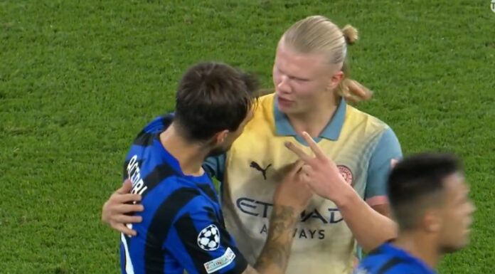 En uno de los encuentros interesantes de la jornada de la Champions, uno de los temas curiosos fue cuando a Haaland le pidieron dos camisas y no una.