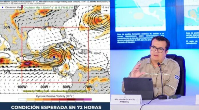 El MARN brindó un informe sobre las proyecciones climáticas y el Giro Centroamericano que se espera para los próximos días.