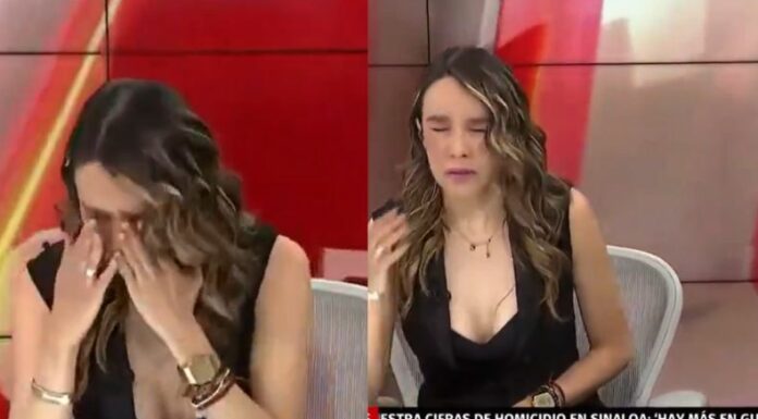 Selene Flores vivió un momento que preocupó a muchos, cuando colapsó en pleno noticiero, mientras daba las noticias en vivo.