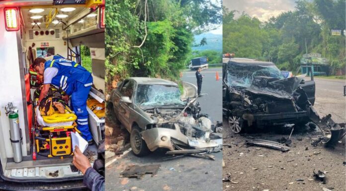 Te presentamos los accidentes de tránsito ocurridos en diferentes partes del país, hasta este instante, en el domingo 22 de septiembre.