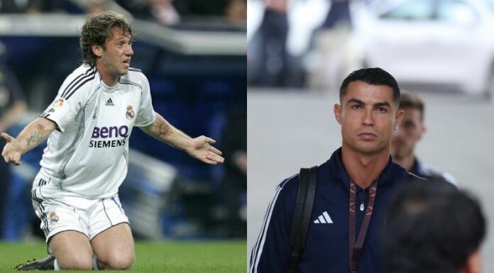 Fuerte crítica de un exjugador italiano, que pasó por las filas del Real Madrid, contra Cristiano Ronaldo,