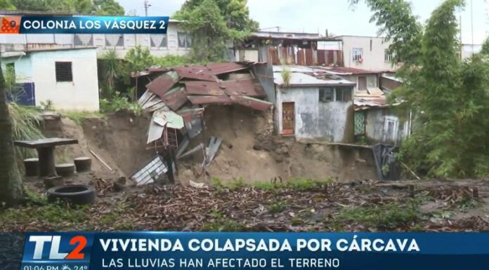 Las lluvias de los últimos meses han erosionado aún más la tierra provocando que la cárcava vaya creciendo aún más.