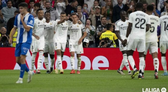 Un 3-0 a favor del Real Madrid pasó a ser un 3-2 luego que Alavés reaccionara en los minutos finales del compromiso.