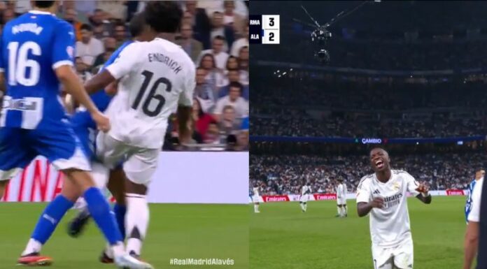 Endrick Felipe y Vinicius Jr se jugaron la roja después de protagonizar lamentables acciones sobre el final del partido