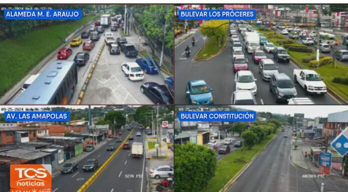 Desde muy temprano, le acompañamos para mostrarle el reporte del tráfico en las distintas arterias en este 25 de septiembre.