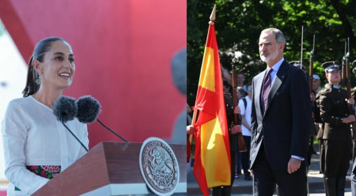 Claudia Sheinbaum confirmó que el Rey de España, Felipe VI, fue excluido de la ceremonia de su investidura como presidenta de México