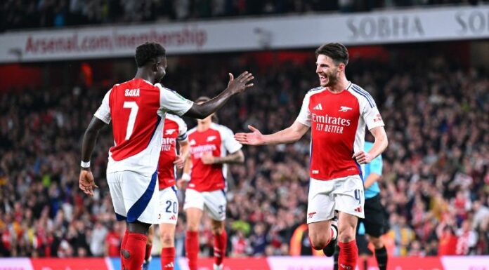 En uno de los encuentros más interesantes de la jornada, el Arsenal se quedó con un gran triunfo ante el Wanderers en la Carabao Cup.