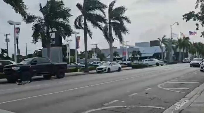 Fuertes vientos se registran en horas de la tarde, desde La Pequeña Habana en, Miami, Florida, debido al ingreso del Huracán Helene.