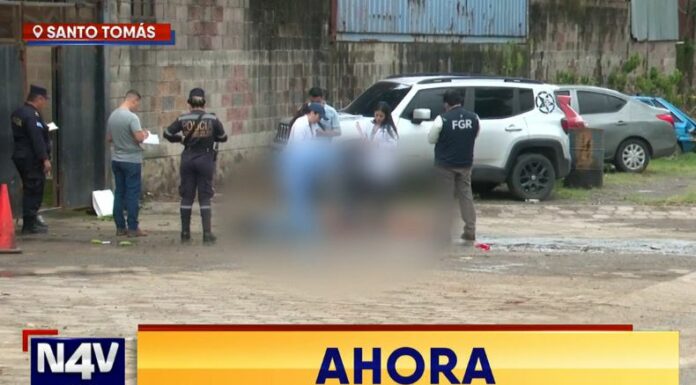 Esta mañana ocurrió un homicidio y suicidio entre un vigilante privado y un motorista en Santo Tomás, San Salvador.