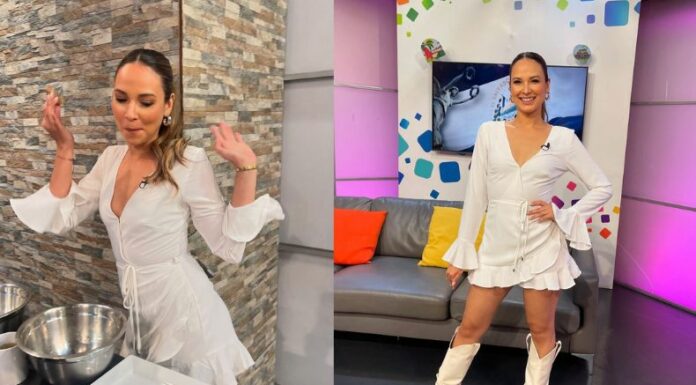 La presentadora de televisión, Ana Cortez, comparte que se la pasa espectacular en la revista matutina al lado de sus compañeros.