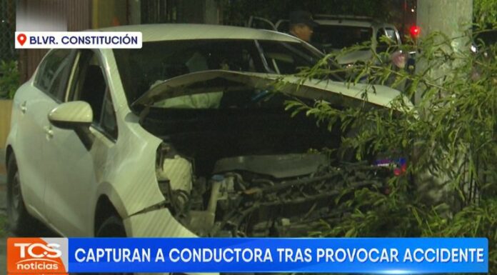 La conductora deberá enfrentar un proceso penal, tras conducir en estado de ebriedad sobre el bulevar Constitución.
