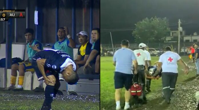 Emerson Mauricio se quejó de dolencias en la rodilla derecha que le impidieron terminar el encuentro entre Limeño y Alianza.