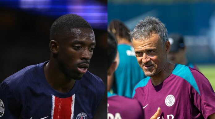 El entrenador del PSG, Luis Enrique, explicó por qué dejó fuera a Dembélé para el partido frente a Arsenal en Champions League.