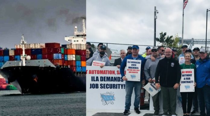 Los estibadores de 14 puertos de Estados Unidos se declararon en huelga desde tempranas horas de este día, tras no alcanzar acuerdos.