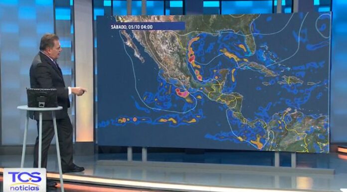 El ingeniero Moisés Urbina compartió un informe detallado sobre las condiciones del clima en el país y del océano Pacífico.