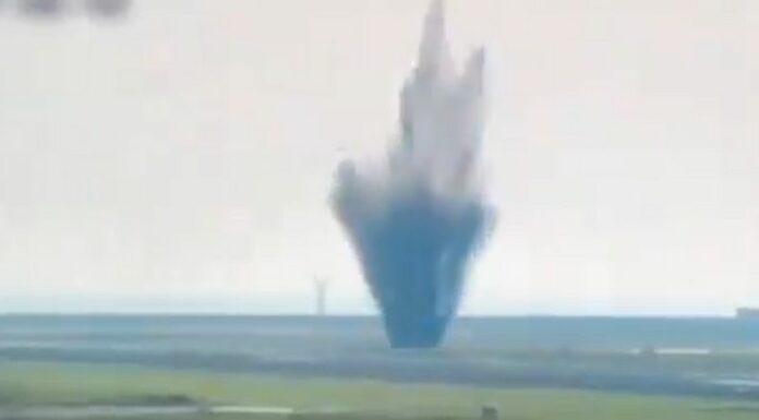 Los informes apuntan a que se trató de una bomba que, probablemente, se lanzó durante la Segunda Guerra Mundial.