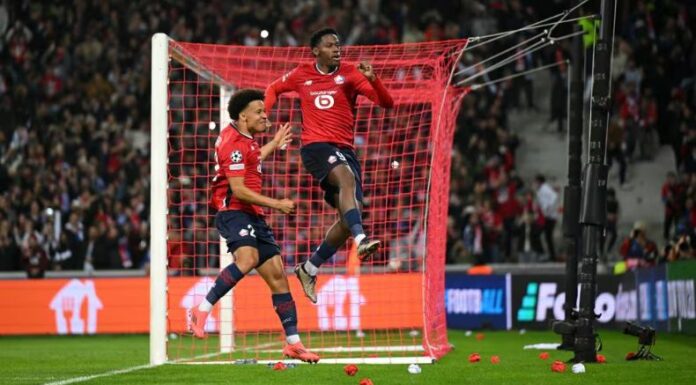 Un solitario gol de Jonathan David permitió que el Lille se quedara con el triunfo ante le vigente campeón.
