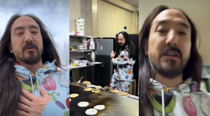 El famoso DJ de origen japonés, Steve Aoki, hizo una parada importante previo a su gran espectáculo en la inauguración de los Codicader 2024.