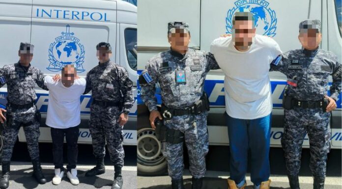 Dos sujetos vinculados a grupos delincuenciales fueron capturados en colaboración con la INTERPOL. Ambos enfrentarán la justicia salvadoreña.
