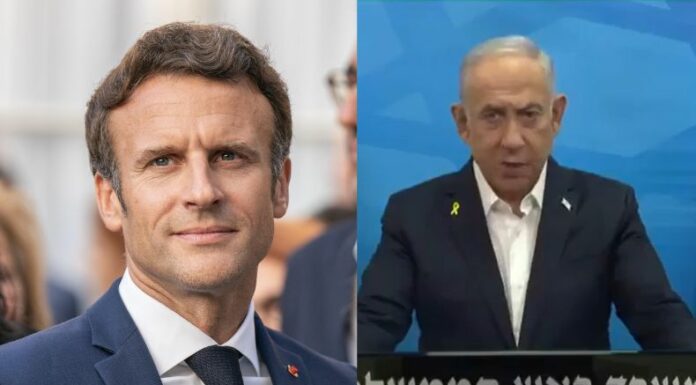 El presidente Emmanuel Macron está a favor de que se deje de suministrar armas a Israel que sirvan para atacar la Franja de Gaza.