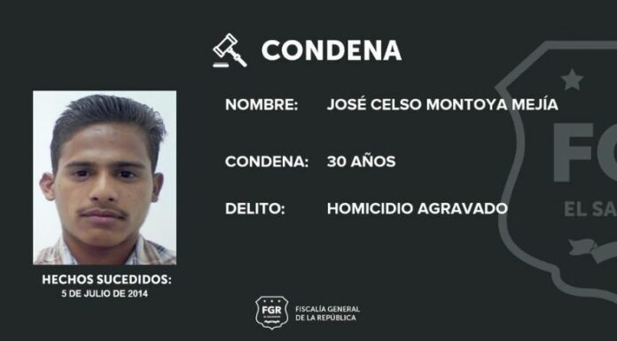 El delito de homicidio ocurrió en 2014, cuando el sujeto asesinó a su víctima por vivir en una zona en la que operaba la pandilla contraria.