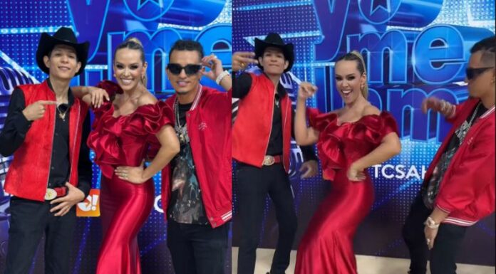 Luciana Sandoval sabe cómo divertirse tras bambalinas de 