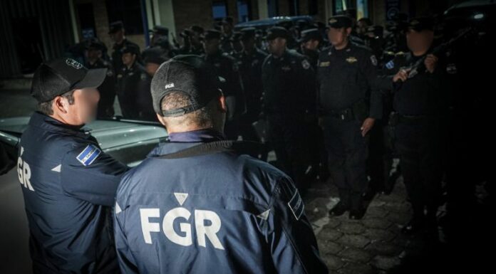 La FGR, en coordinación con la PNC, capturaron a los presuntos pandilleros de la MS en diferentes puntos de La Libertad.