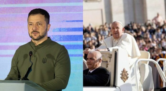 La reunión entre el papa Francisco y el mandatario ucraniano, Volodímir Zelenski, será la segunda que mantienen.