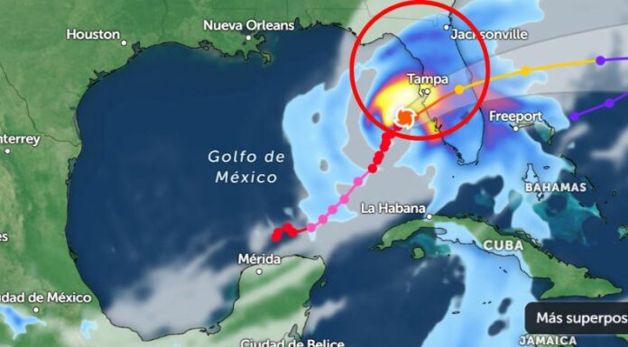 La Administración Nacional Oceánica y Atmosférica (NOAA), registra cinco potentes huracanes categoría 5 que han impactado en Florida.