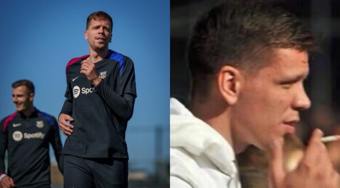 El nuevo portero del Barcelona, Szczesny, habló de su relación con el tabaco y aclaró que no afecta en el rendimiento que tiene en el campo.