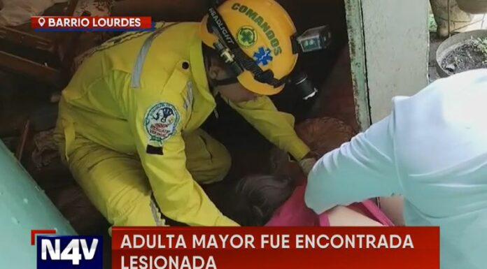 La anciana se encontraba encerrada, “bajo llave”, en su apartamento ubicado en los condominios Candelaria, al oriente del Distrito Capital.