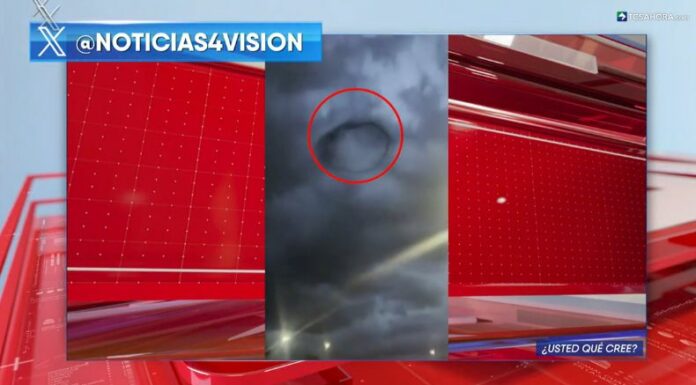 Un inusual aro negro apareció en el cielo de Florida, Estados Unidos, tan solo unos minutos antes del huracán Milton.
