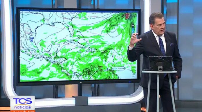 Para los próximos días, se prevé el ingreso de un frente frío y lluvias sobre el territorio nacional, según detalló Moisés Urbina.