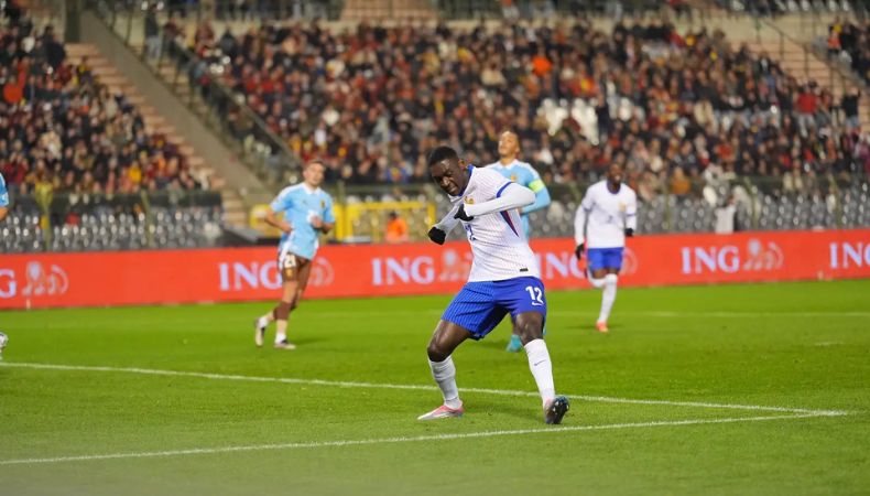 El atacante del PSG convirtió doblete en la victoria de Francia ante Bélgica en el Grupo B de la UEFA Nations League.