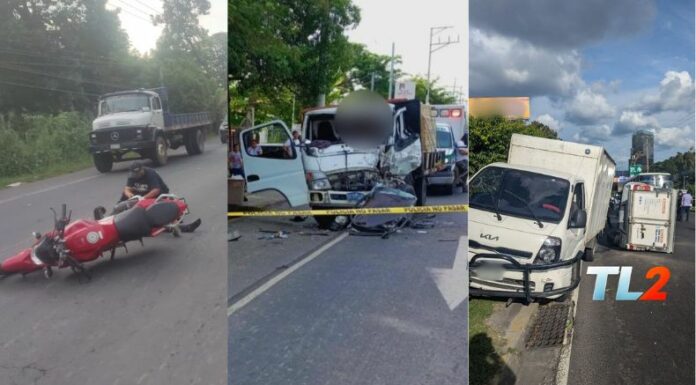 Te presentamos los accidentes de tránsito ocurridos en diferentes partes del país, hasta este instante, en el lunes 14 de octubre.