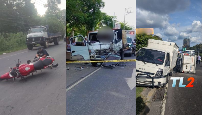 Te presentamos los accidentes de tránsito ocurridos en diferentes partes del país, hasta este instante, en el lunes 14 de octubre.