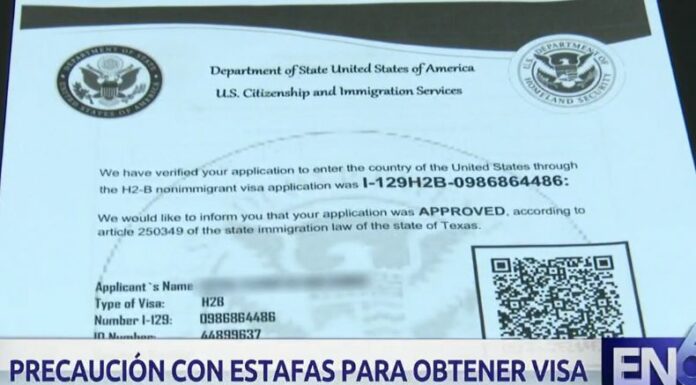 Los especialistas migratorios advierten sobre los peligros que tienen las estafas de visas americanas que existen en la actualidad.