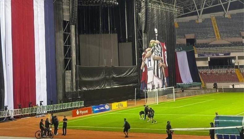 Costa Rica-Guatemala se jugará con una tarima dentro del estadio La banda Morat dará un concierto en Costa Rica apenas 3 días después del partido entre la Sele y Guatemala.