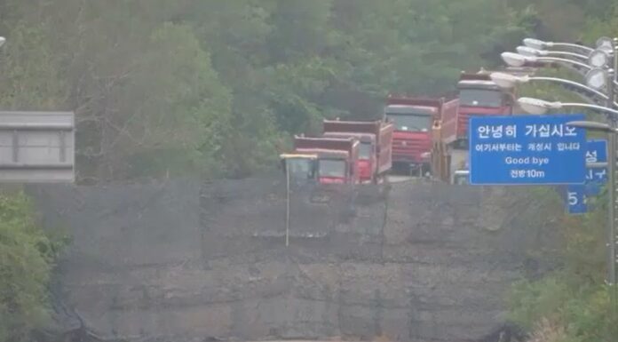 Corea del Norte destruye carreteras que conectan con Corea del Sur. Las vías Gyeongui y Donghae son las que se han intervenido.