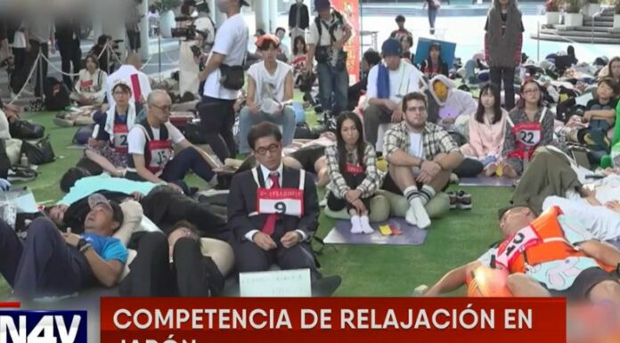 El Torneo de Relajación 2024 en Japón, se ha convertido como uno de los eventos más inusuales en la capital de ese país.