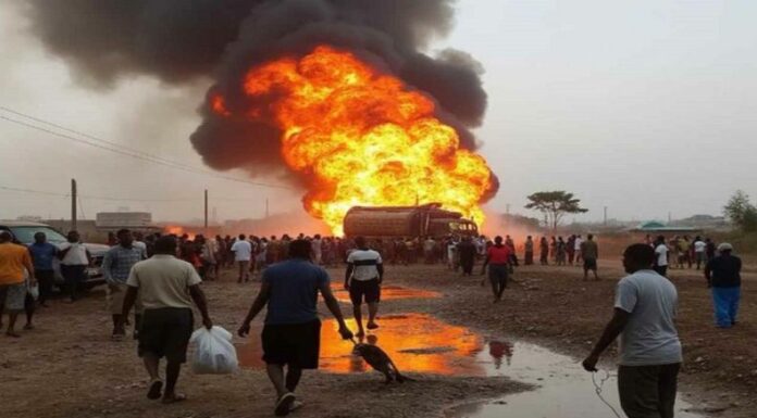 Hasta el momento, las autoridades de Nigeria contabilizan más de 100 personas fallecidas luego de la explosión de un camión cisterna.