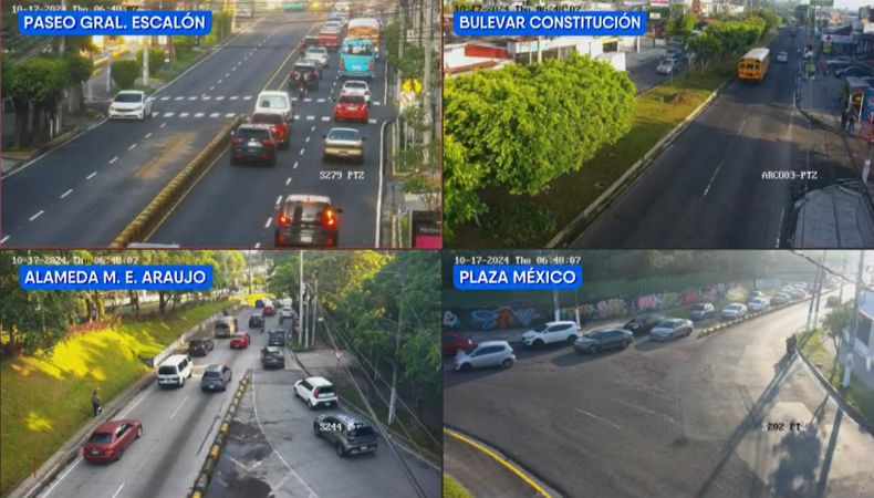 Desde muy temprano, le acompañamos para mostrarle el reporte del tráfico en las distintas arterias en este 17 de octubre.