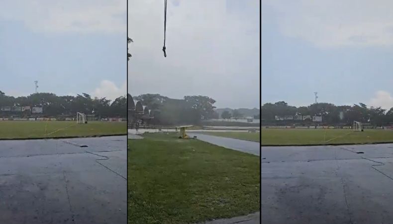 El clima se convierte en tema de conversación en el Platense y Firpo. La primera vez se suspendió por el mismo tema