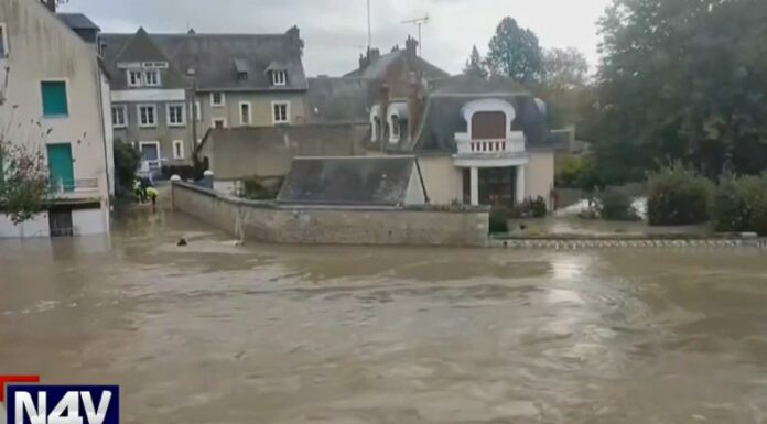 Las lluvias torrenciales registradas en las últimas horas en Francia, dejaron inundaciones que causaron graves daños.